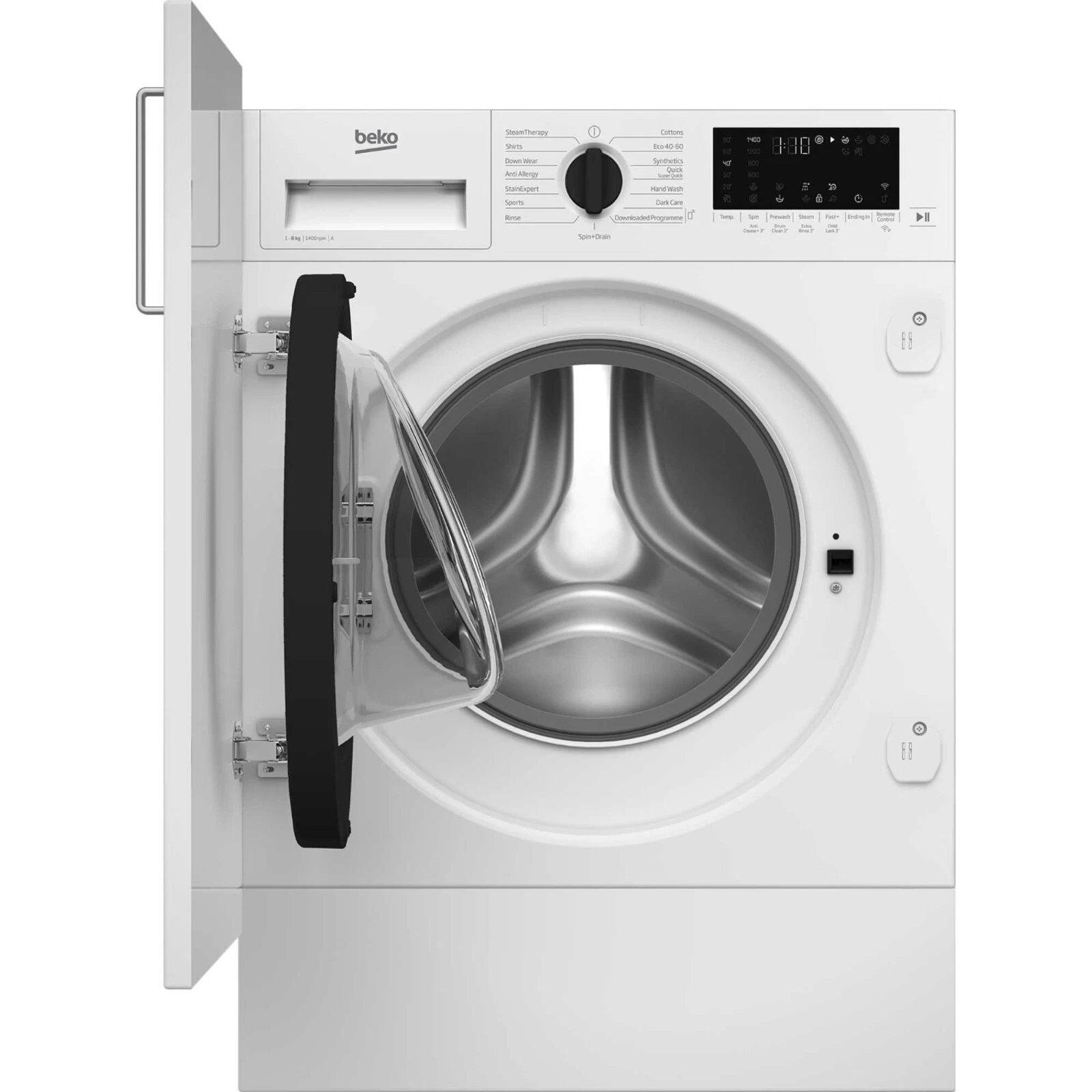 New Graded Beko WTIK84122F 8kg 1400 Washing Machin